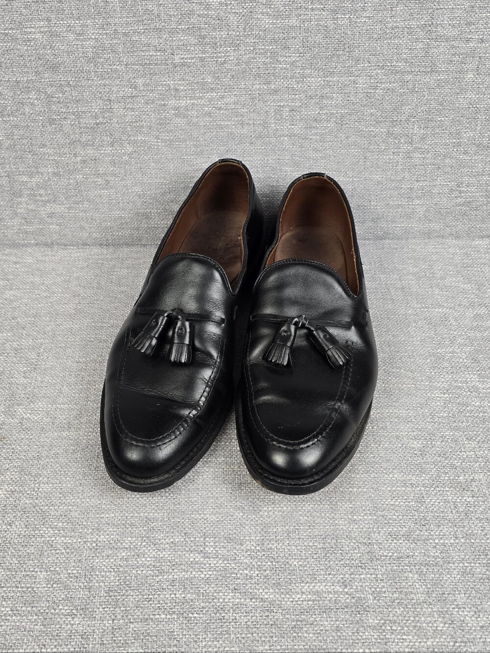 Allen Edmonds Grayson Tassel Loafers Black Mens Sz 10 EEE